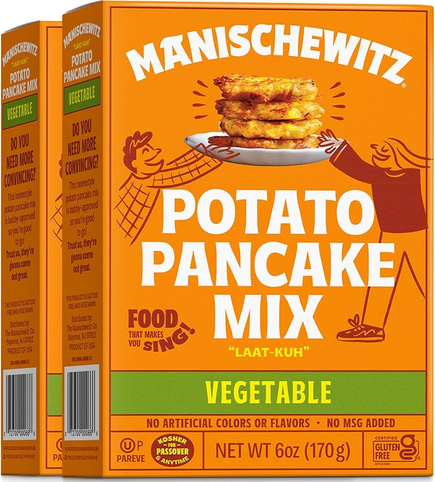 Amazon.com : Manischewitz Vegetable Potato Pancake Mix, 6oz (2