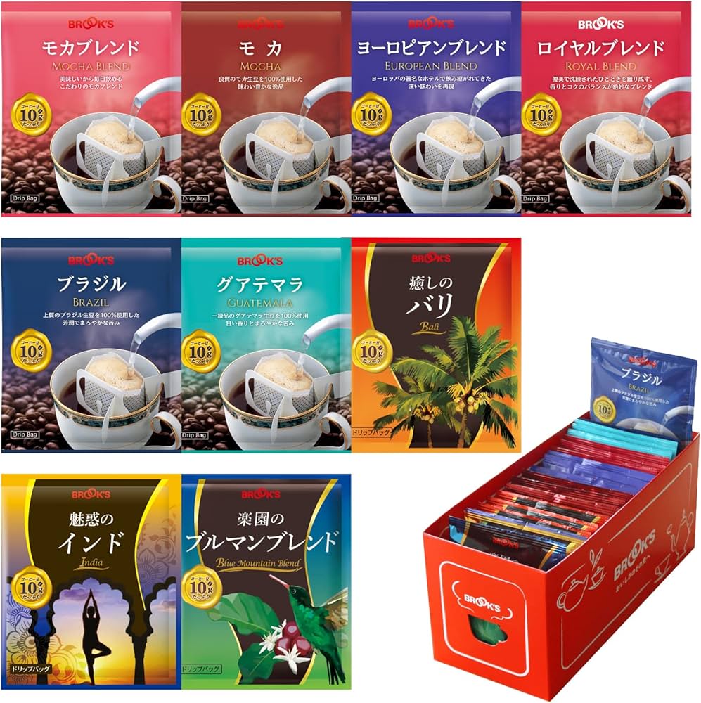 Amazon.co.jp: 【Amazon.co.jp 限定】 10g入り ドリップバッグコーヒー