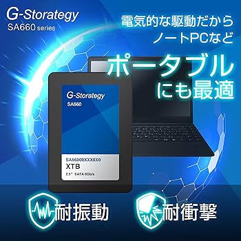 Amazon | G-Storategy SSD 4TB SATA6 2.5 3年保証 SA66004TBY5G1 | FFF