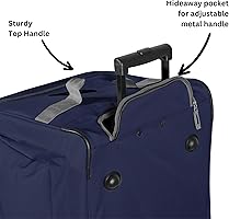 Amazon.com | Olympia U.S.A. 29 inch Jumbo Size 8 Pockets Wheeled