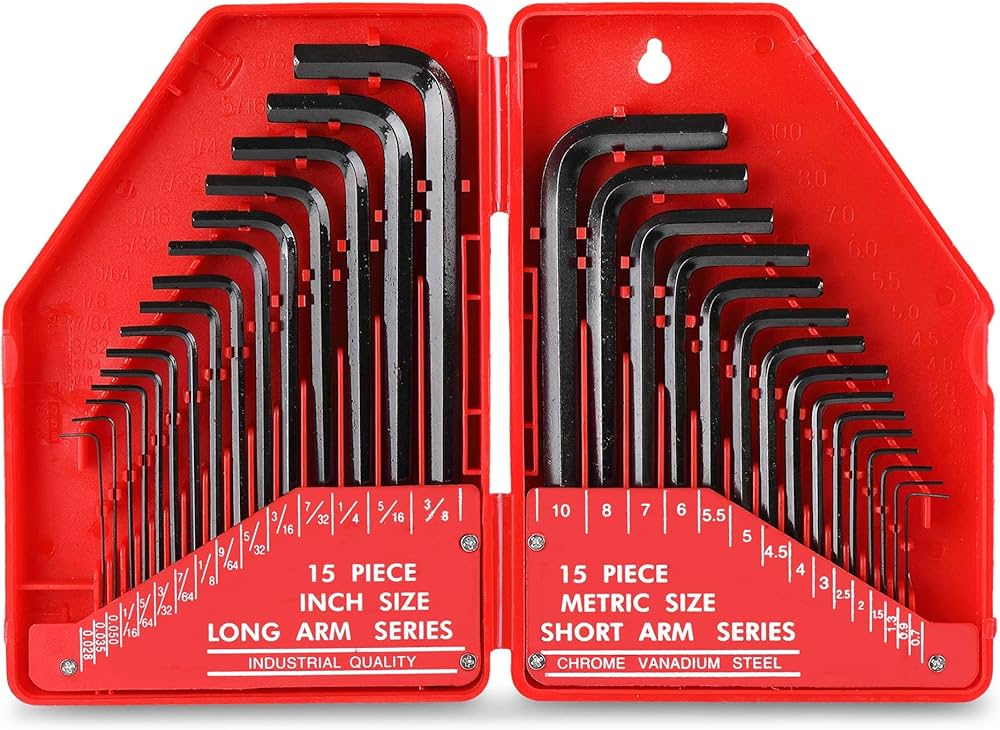 Amazon | Hi-Spec 30点 六角レンチセット インペリアル＆メトリック 6
