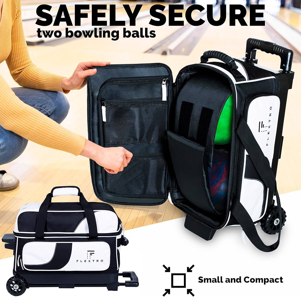 Amazon | Flextro ボーリングバッグ ボールローラー2個 + シングル