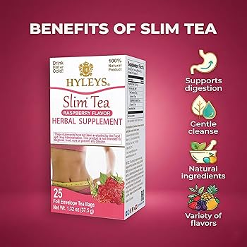 Amazon.com : Hyleys Slim Tea Raspberry Flavor - Weight Loss Herbal