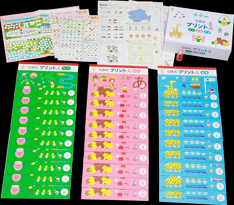Amazon.co.jp: 「七田式プリントA」 ◯☓が書ける、大小・長短のわかる