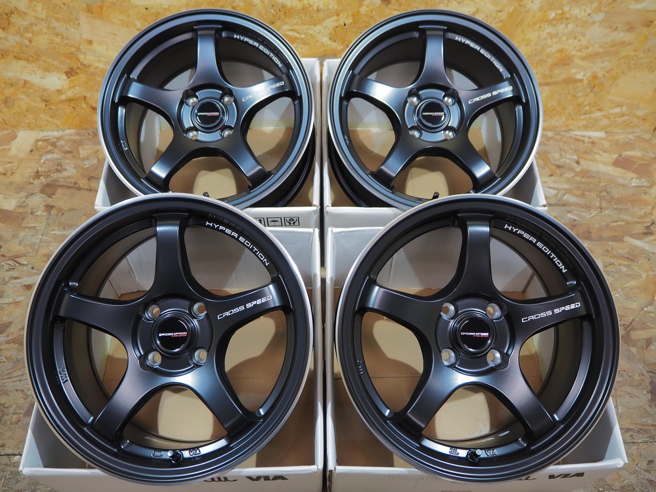 Amazon.co.jp: ホイール 4本セット CROSS SPEED HYPER EDITION CR5 16