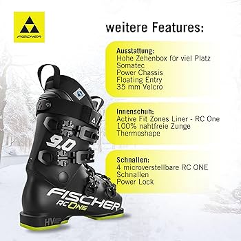 Amazon.com : Fischer RC One 9.0 Men's Ski Boots, Mondo Point