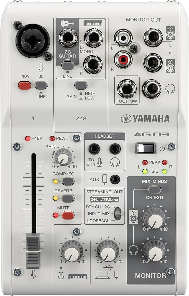 Amazon.co.jp: ヤマハ(YAMAHA) ライブストリーミングミキサー 3