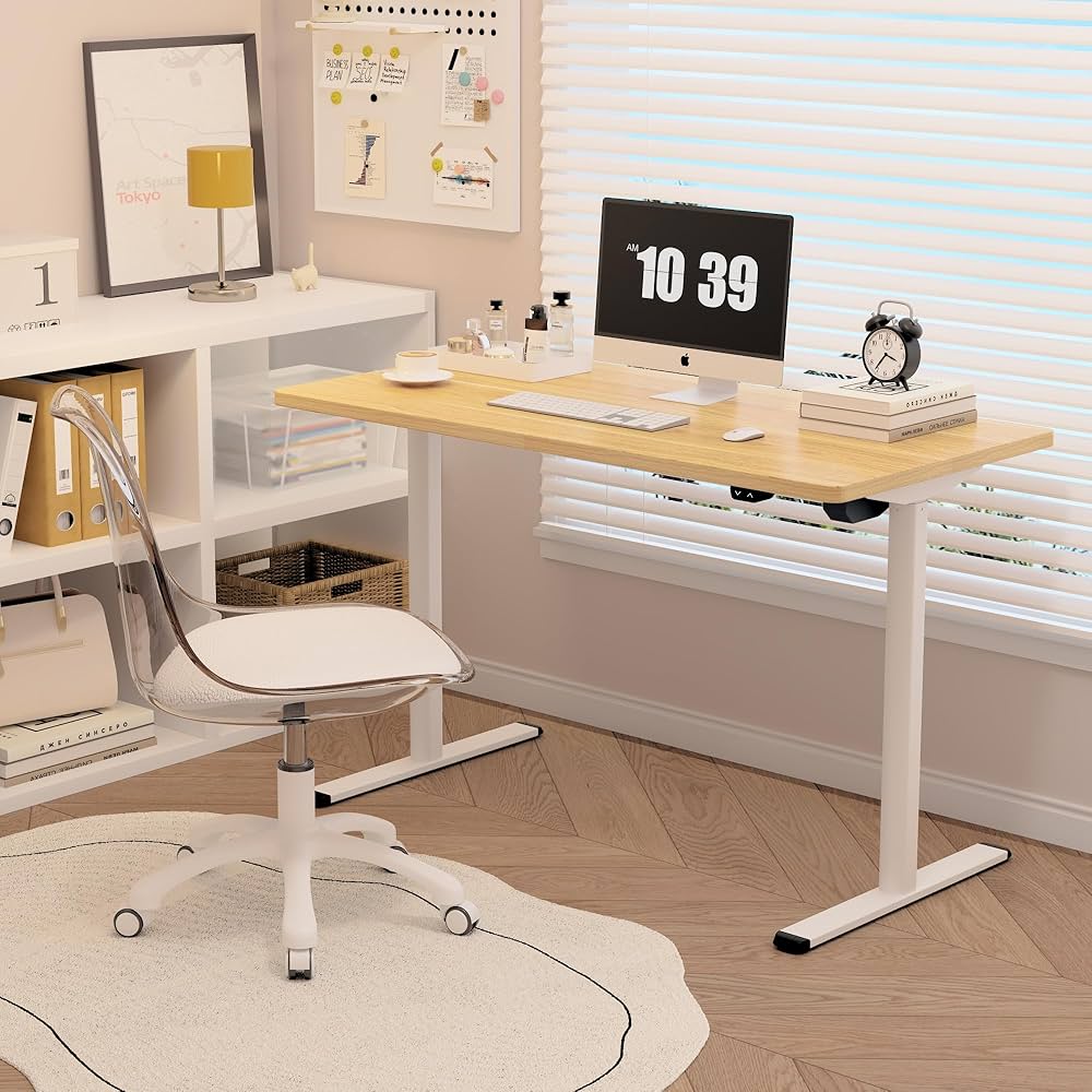 Amazon.co.jp: FLEXISPOT 昇降デスク パソコンデス 幅120cm 奥行き60cm