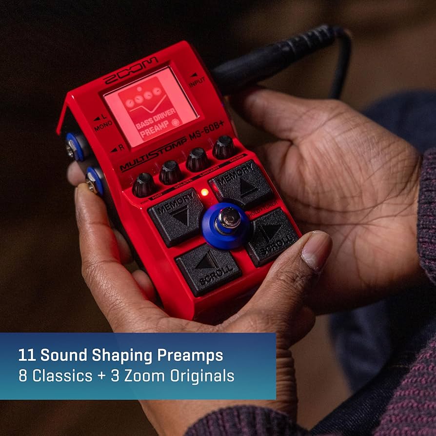 Amazon.co.jp: ZOOM MS-60B+ Multistomp with 97 Different Effects