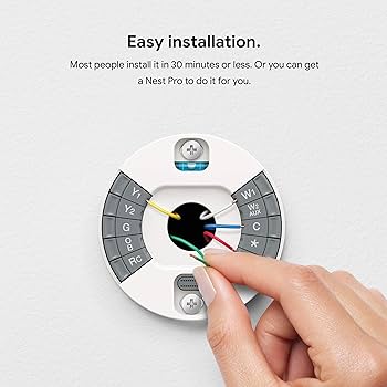 Google Nest Learning Thermostat - Smart Wi-Fi Thermostat