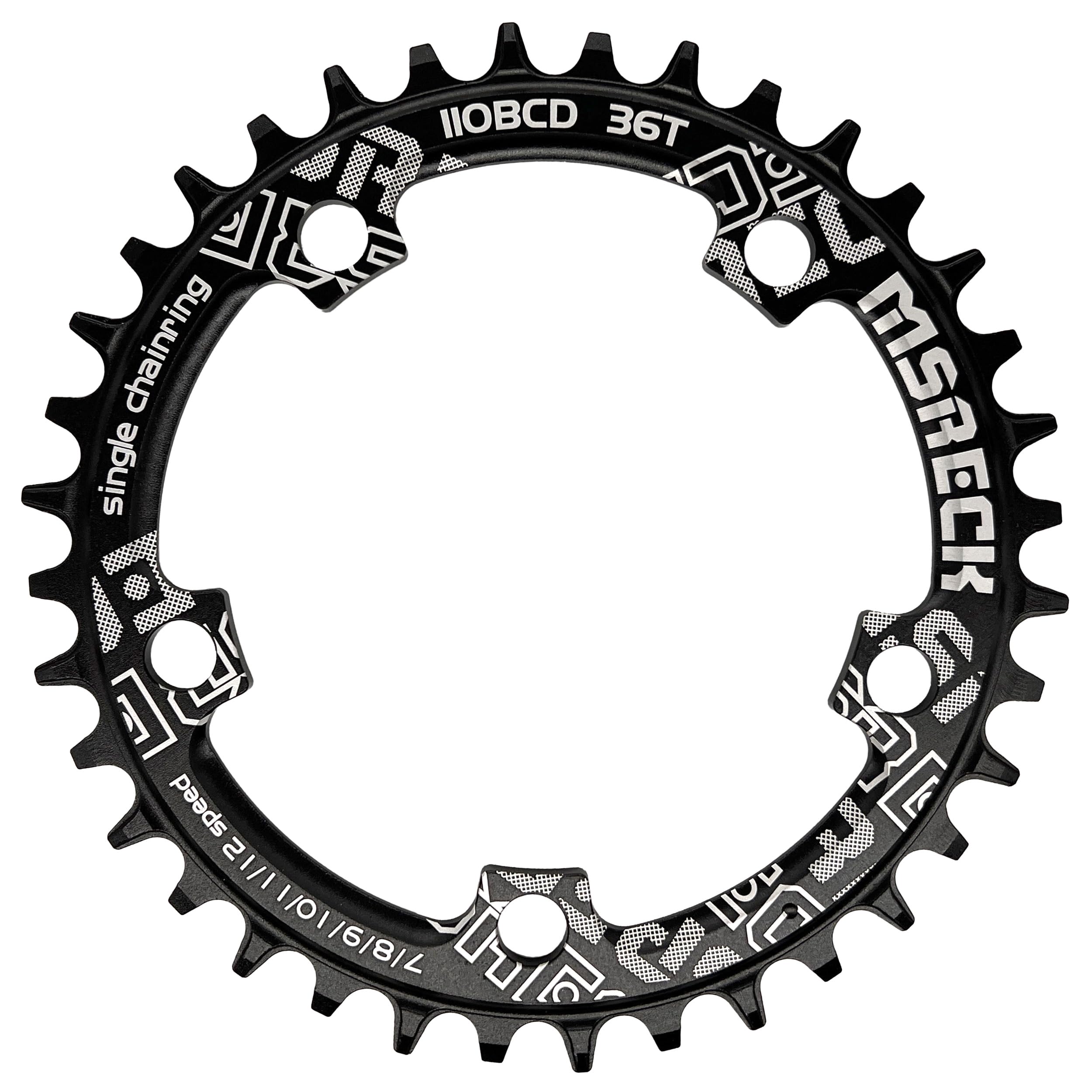 Amazon | MSRECK 110 BCD ナローワイドチェーンリング 36T 38T 40T 42T