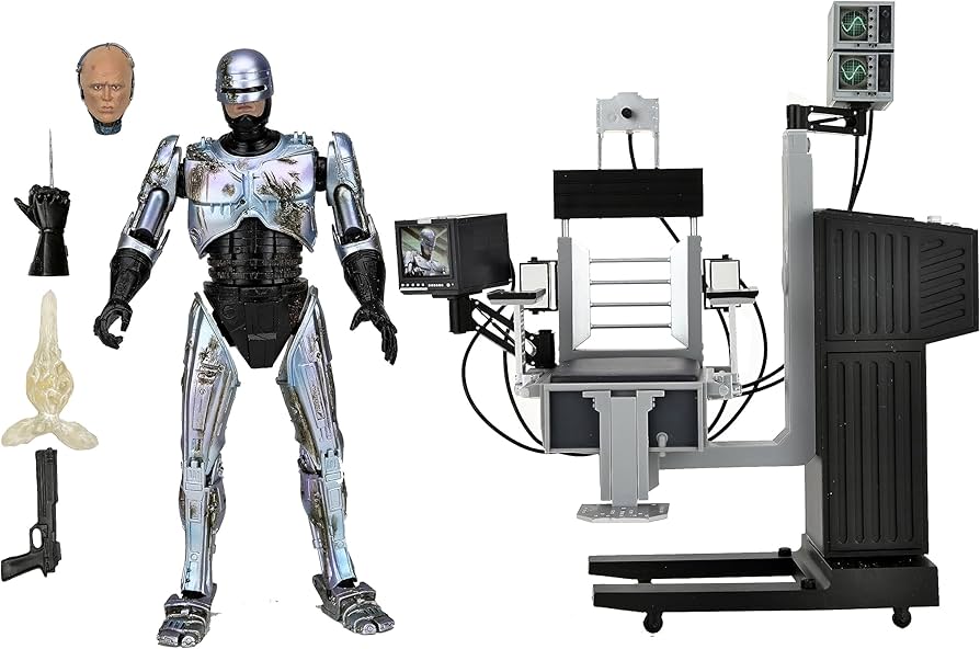 Amazon.com: NECA - Robocop Battle Damaged Robocop w/Chair Ultimate