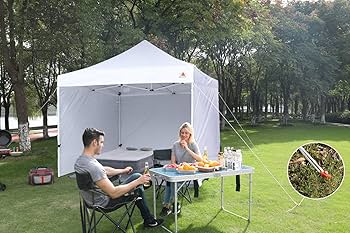 Amazon | ABCCANOPY タープテント 3mx3m 2.5mx2.5m 横幕4枚（サイド