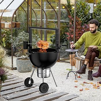 Amazon.com : Skyflame Charkettle BBQ Grill Rotisserie System Kit
