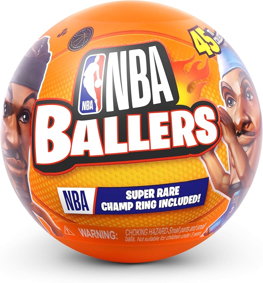 Amazon.co.jp: ZURUのサプライズNBAボーラーシリーズ25個。NBA