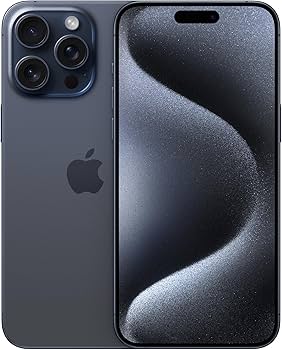 Amazon.com: Apple iPhone 15 Pro Max, 256GB, Blue Titanium for