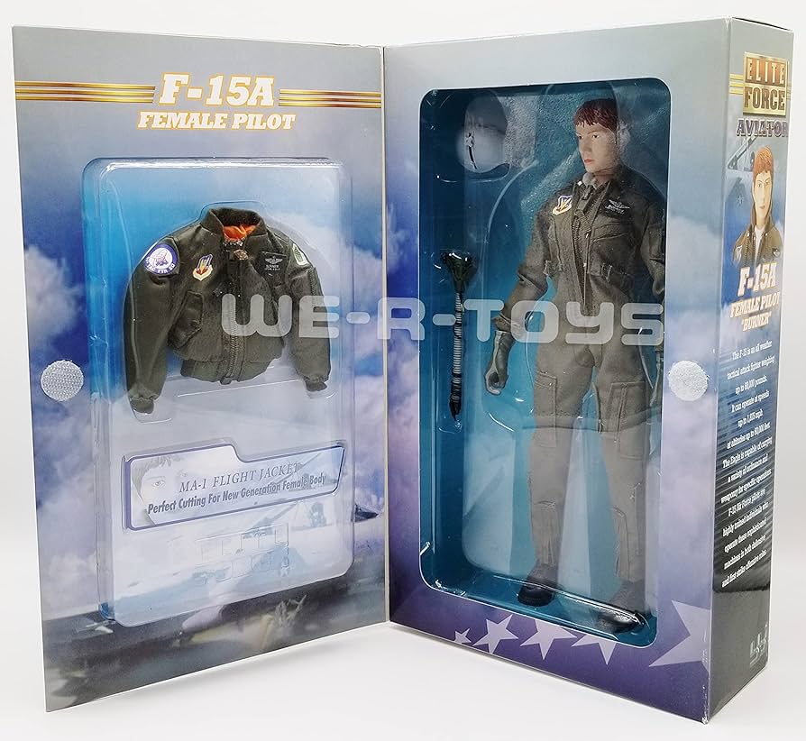 Amazon.com: Elite Force F 15 FEMALE PILOT Burner AVIATOR 1/6 12