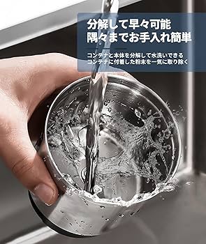 Amazon | BESROY コーヒーミル 電動 カッター コーヒーミル 電動