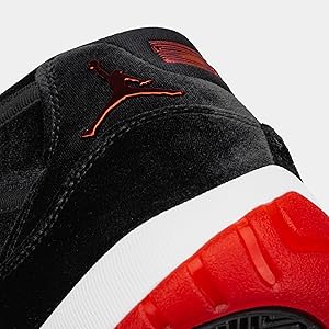 Amazon.com | Air Jordan 11 Bred Velvet Womens Lifestyle Shoes