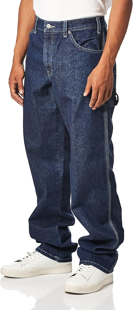 Amazon | Dickies - 1993カーペンタージャン, 44W x 34L, Rinsed