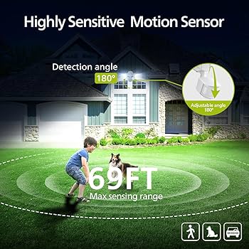 Philips 44W 3500/4200 lm LED Security Light Outdoor Motion Sensor