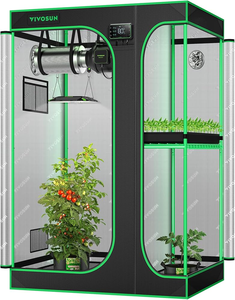 Amazon.com: VIVOSUN D325 2-in-1 3x2 Grow Tent, 36