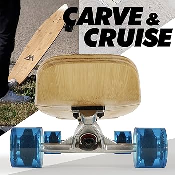 Amazon.com : Magneto Kicktail Cruiser Longboard Skateboard - Adult