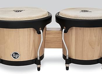 Amazon | LP エルピー ボンゴ Aspire Wood Bongos Black Hardware