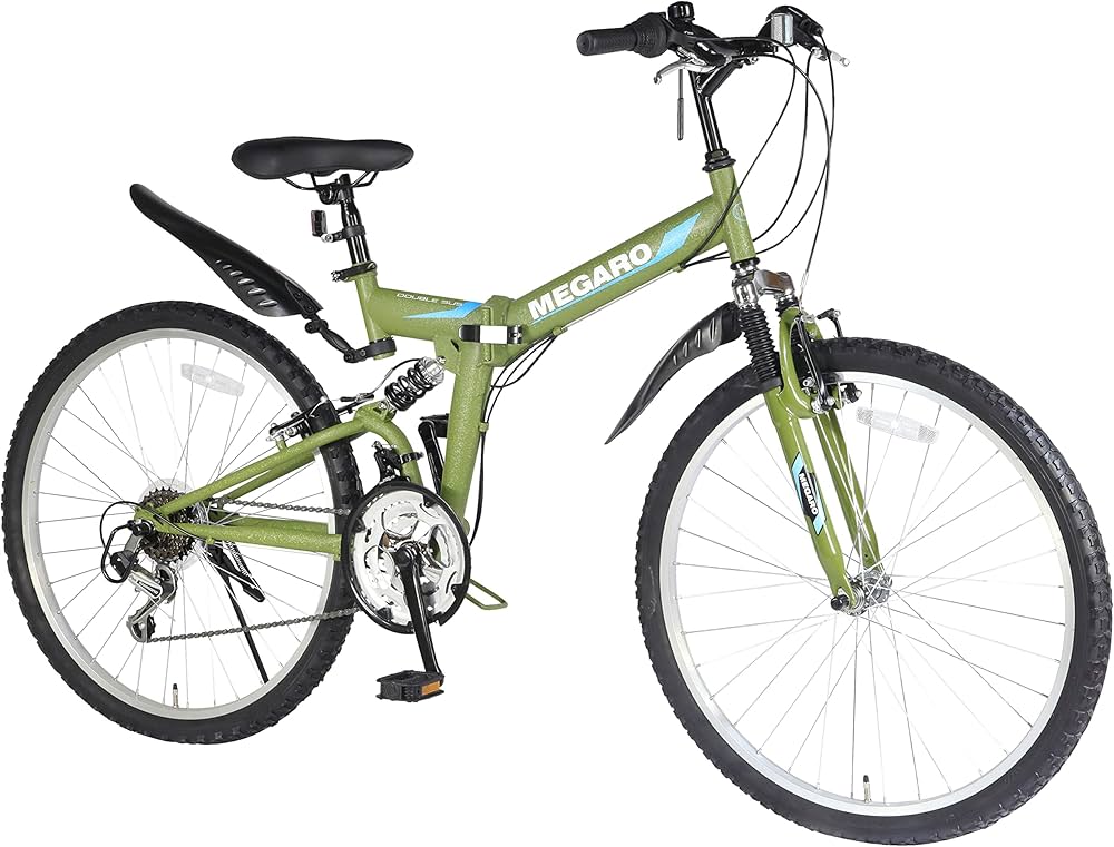 Amazon | 防災サイクル 26型18段変速・Wサスペンション付ノンパンク