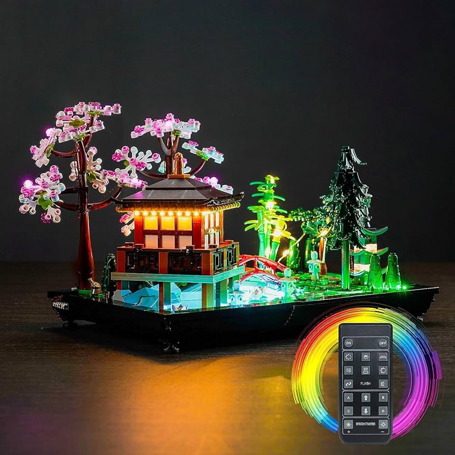 Fernbedienung Licht-Kit Kompatibel mit Lego 10315 Tranquil Garden