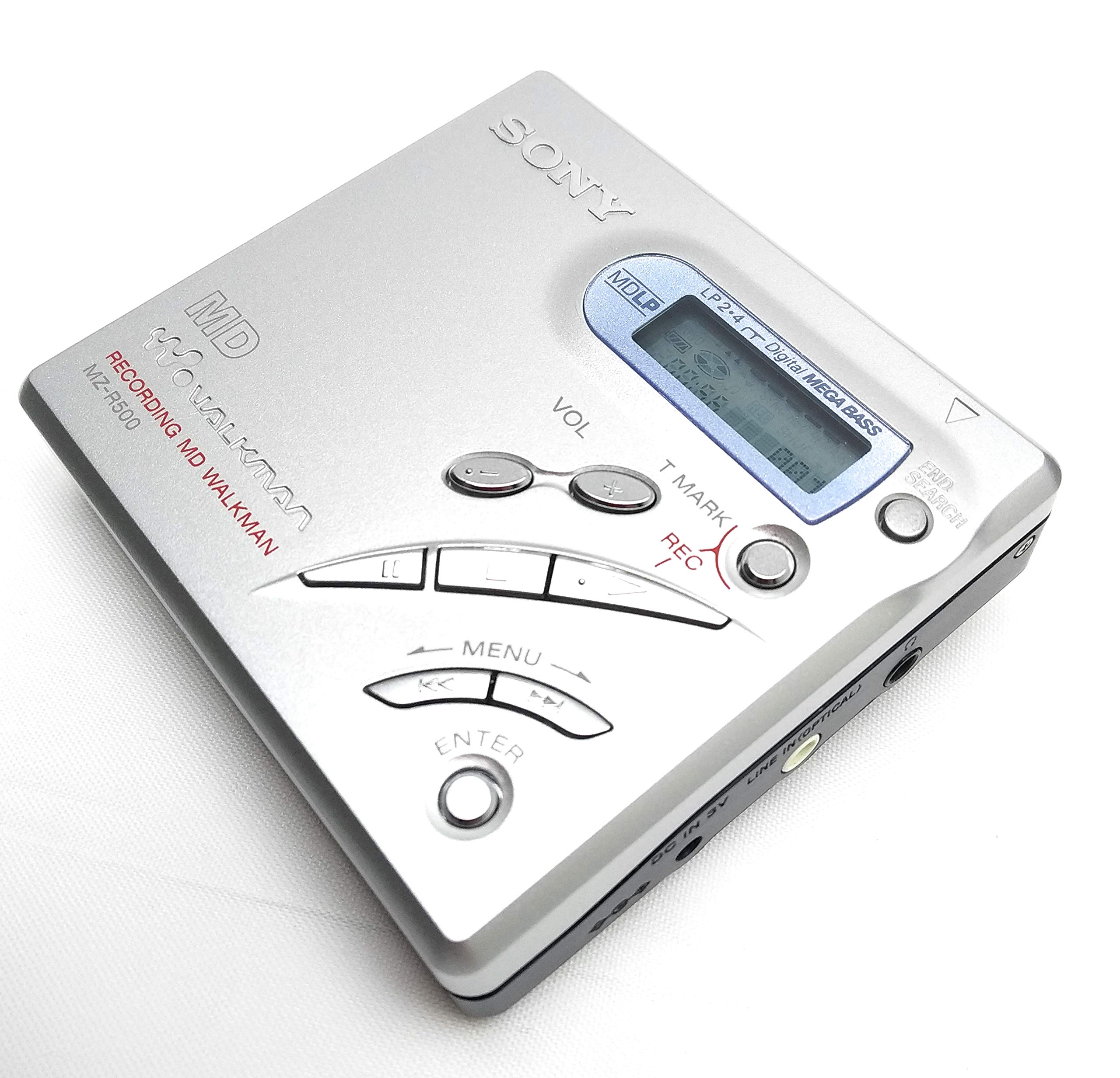Sony MZ-R500/S tragbarer MiniDisc-Rekorder Silber : Amazon.de