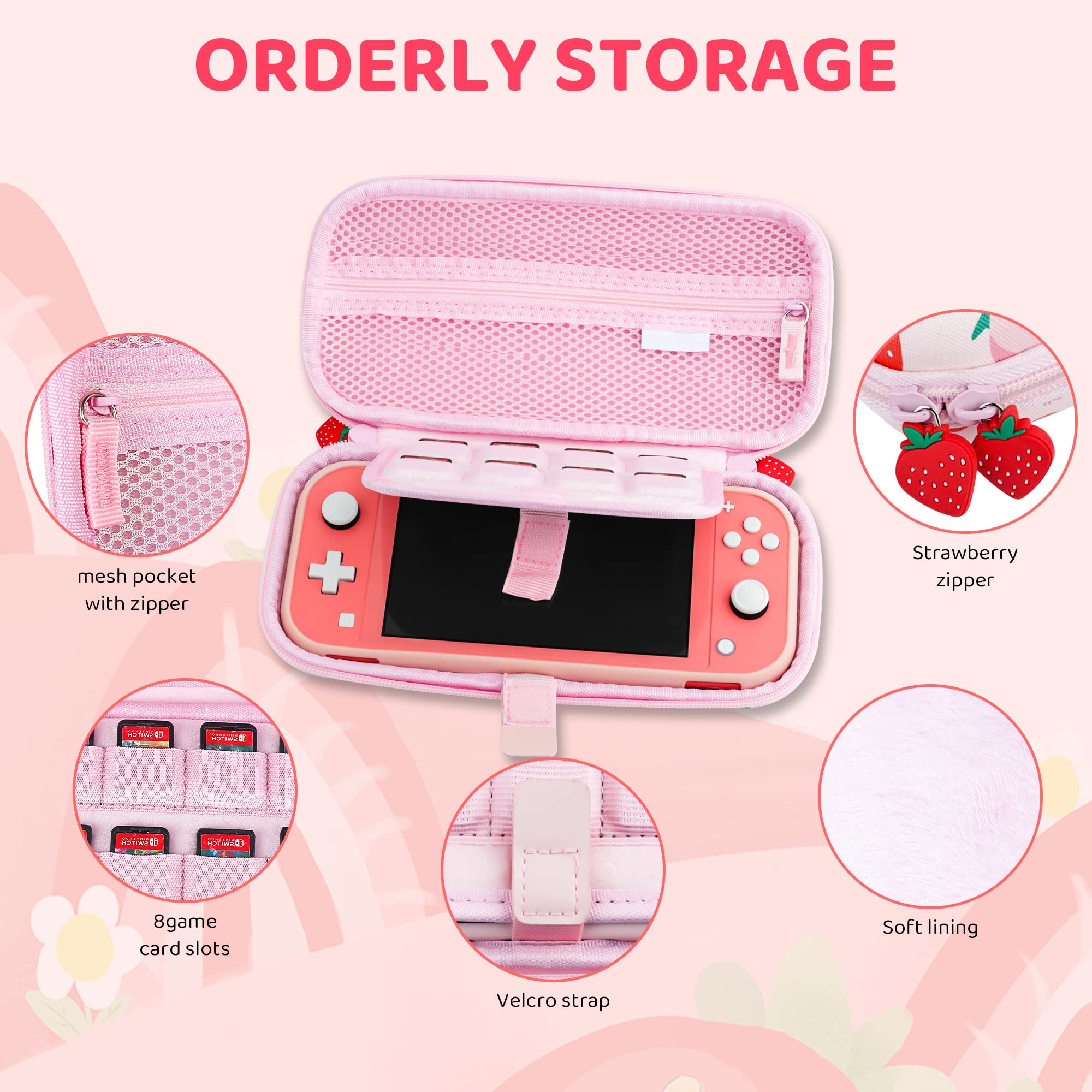 Nintendo Switch Lite ピンク 本体 充電器 ケース、箱付き Nintendo