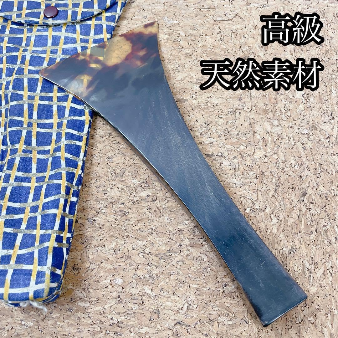 三味線バチ【送料無料】341 ALL天然素材 三味線撥 2本 ケース付き NO5津軽