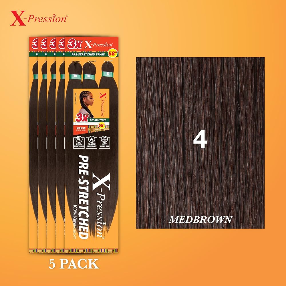 Sensationnel X-pression prestretched braiding hair - 3x braid 58