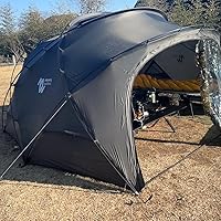 Amazon | DRASOUL 多功能ドームテント 撥水加工 煙突付き 日除け 遮光