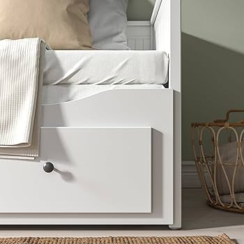 Amazon｜IKEA HEMNES デイベッドフレーム 引き出し3段付き 80x200cm