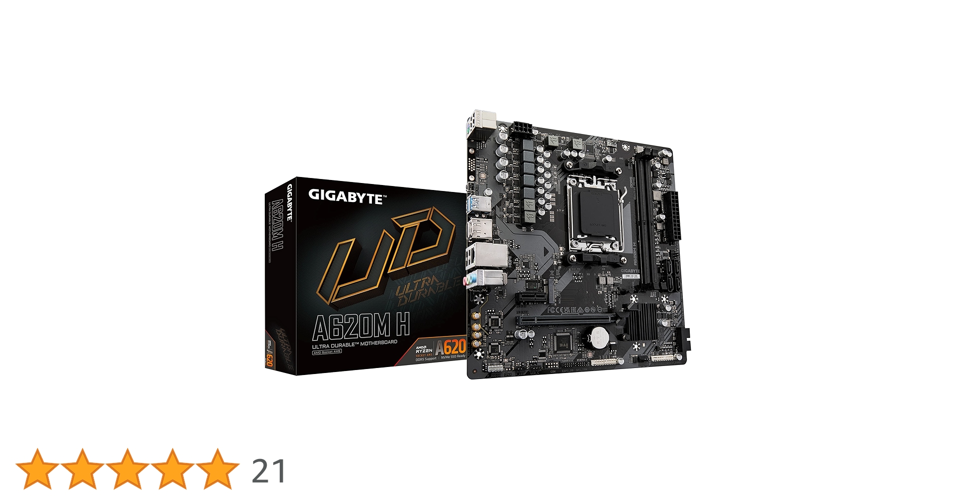 K*e様 GIGABYTE A620M H マザーボード DDR5ー4800 8 A620M H (Rev. 1.0