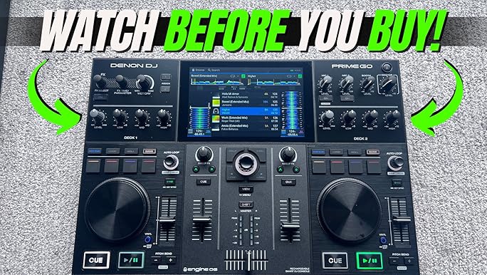 Amazon.com: Denon DJ PRIME GO – Portable DJ Controller and Mixer