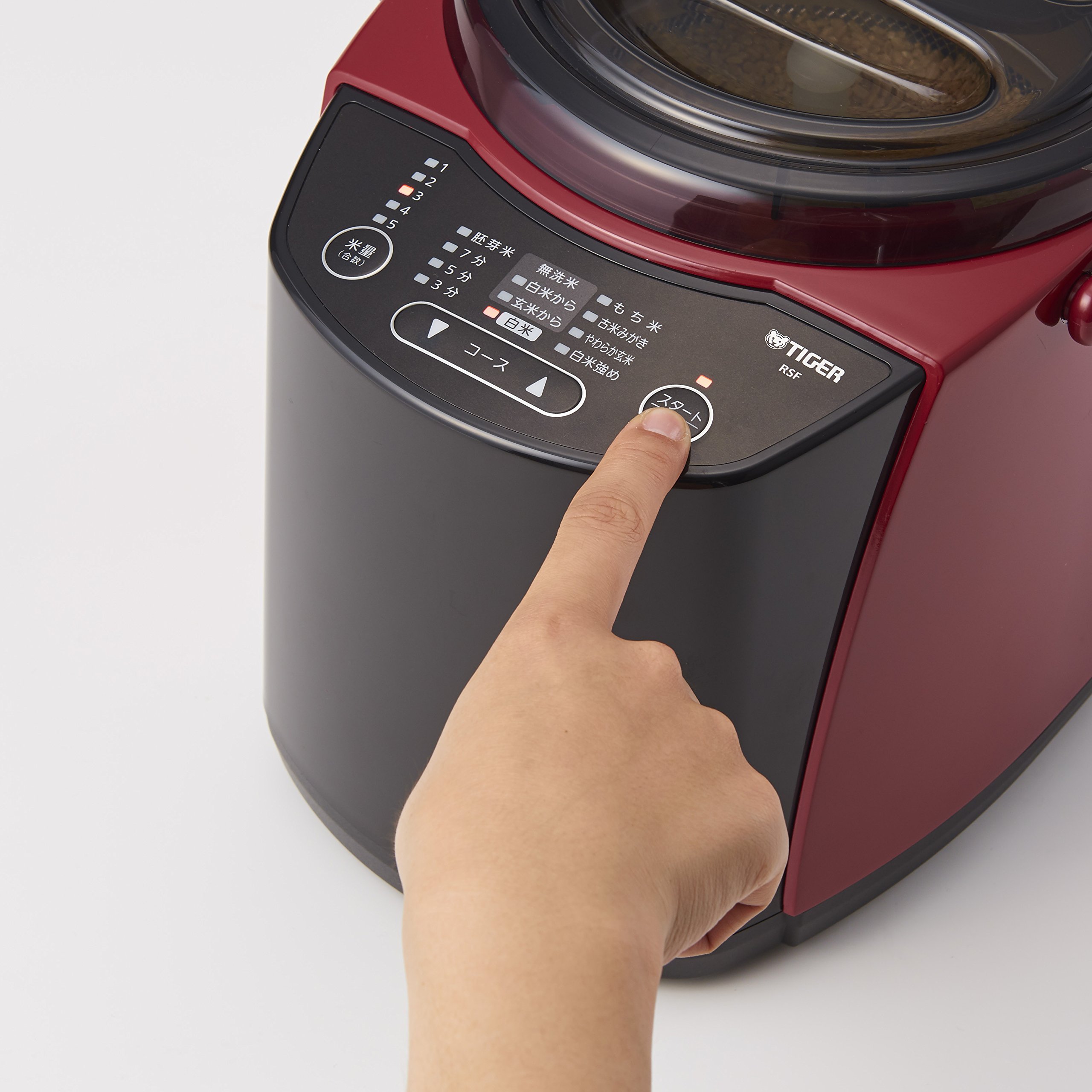 Amazon | タイガー魔法瓶(TIGER) 精米機 家庭用 変速かくはん式 無洗米