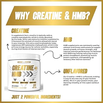 Amazon.com: Creatine HMB - Creatine Powder for Men - Creatine