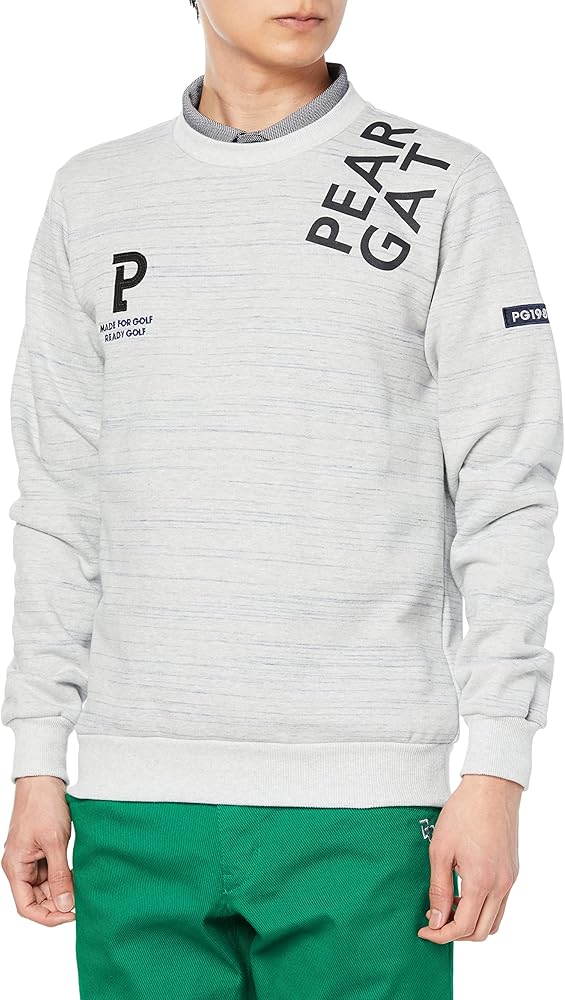 Amazon.co.jp: [パーリーゲイツ] メンズ 長袖 スウェット 30/7.2飛び裏