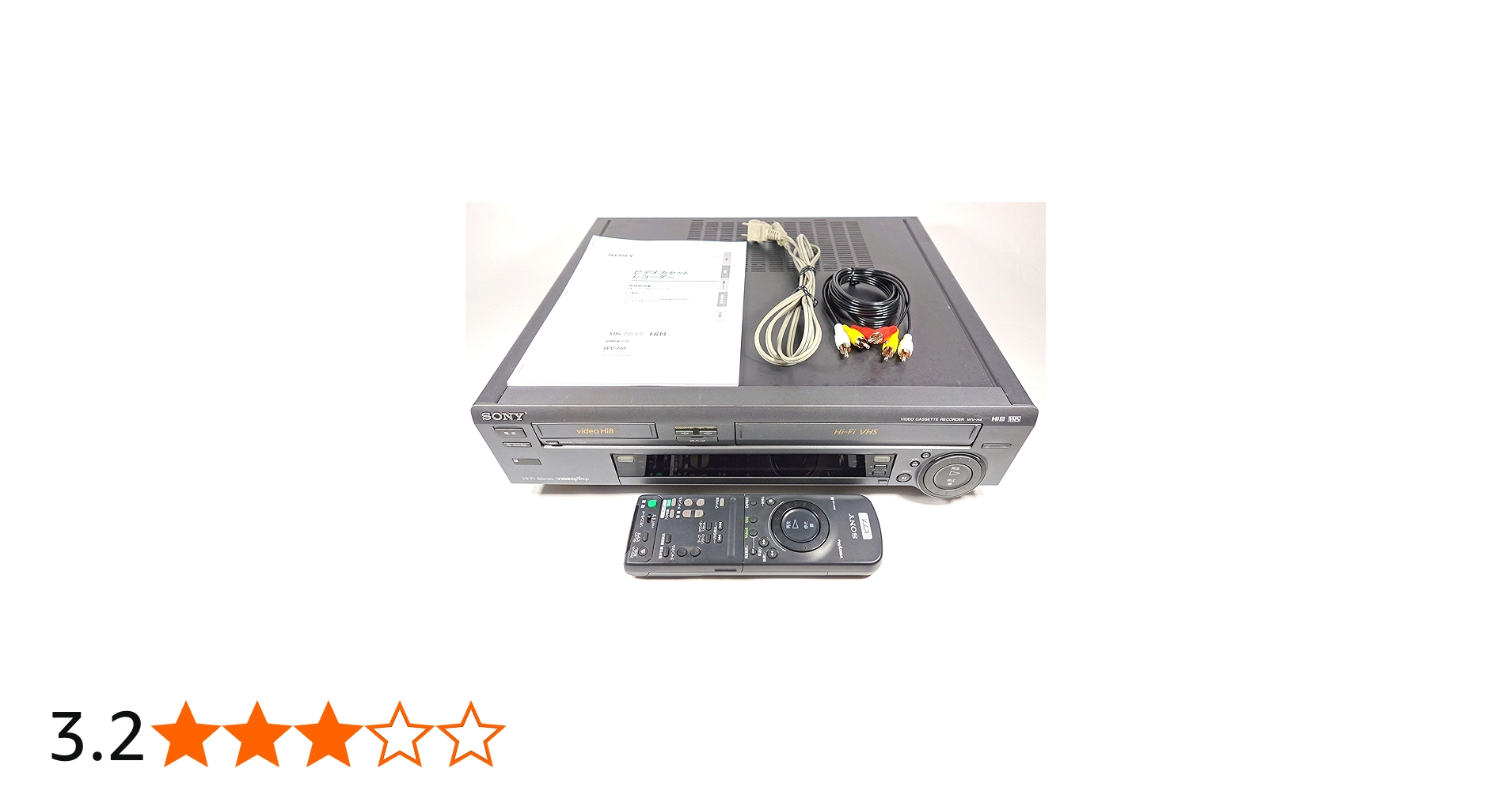 Amazon | SONY Hi8+VHSビデオデッキ WV-H4 | VHSビデオデッキ 通販