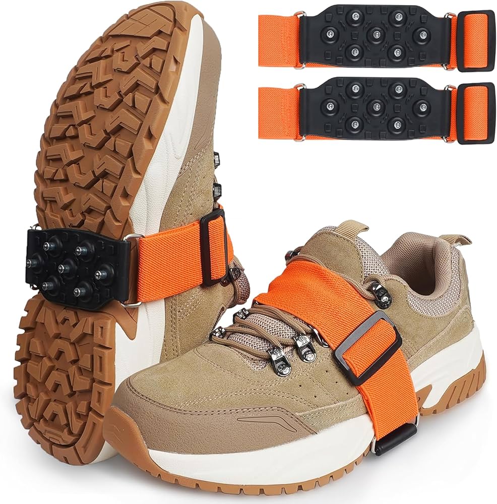 Amazon | 滑り止めスパイク アイゼン 雪 靴 耐久硬質合金 一体枠の7