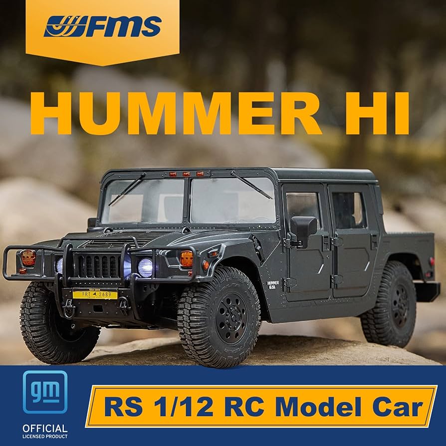 Amazon.com: BEEZRC FMS 1/12 RC Crawler HMMWV H1 Alpha Officially