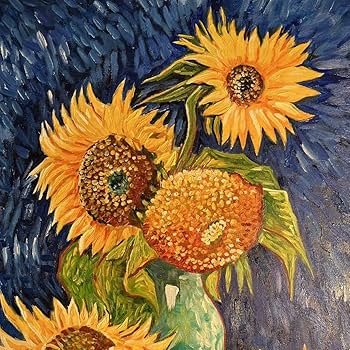 ☆秀作☆ 手書き油絵 ゴールドペタル 肉筆絵画 インテリア 油彩画 楽天