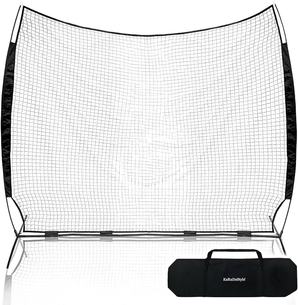 Amazon | KaRaDaStyle 防球ネット バックネット 大型 3.7×2.7M 防球
