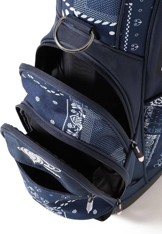 希少 BEAMS GOLF スタンドバッグ ネイビー バンダナ キャディバッグ