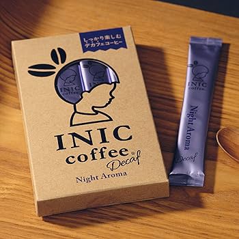 Amazon.co.jp: INIC coffee ナイトアロマ スティック 12本 カフェイン