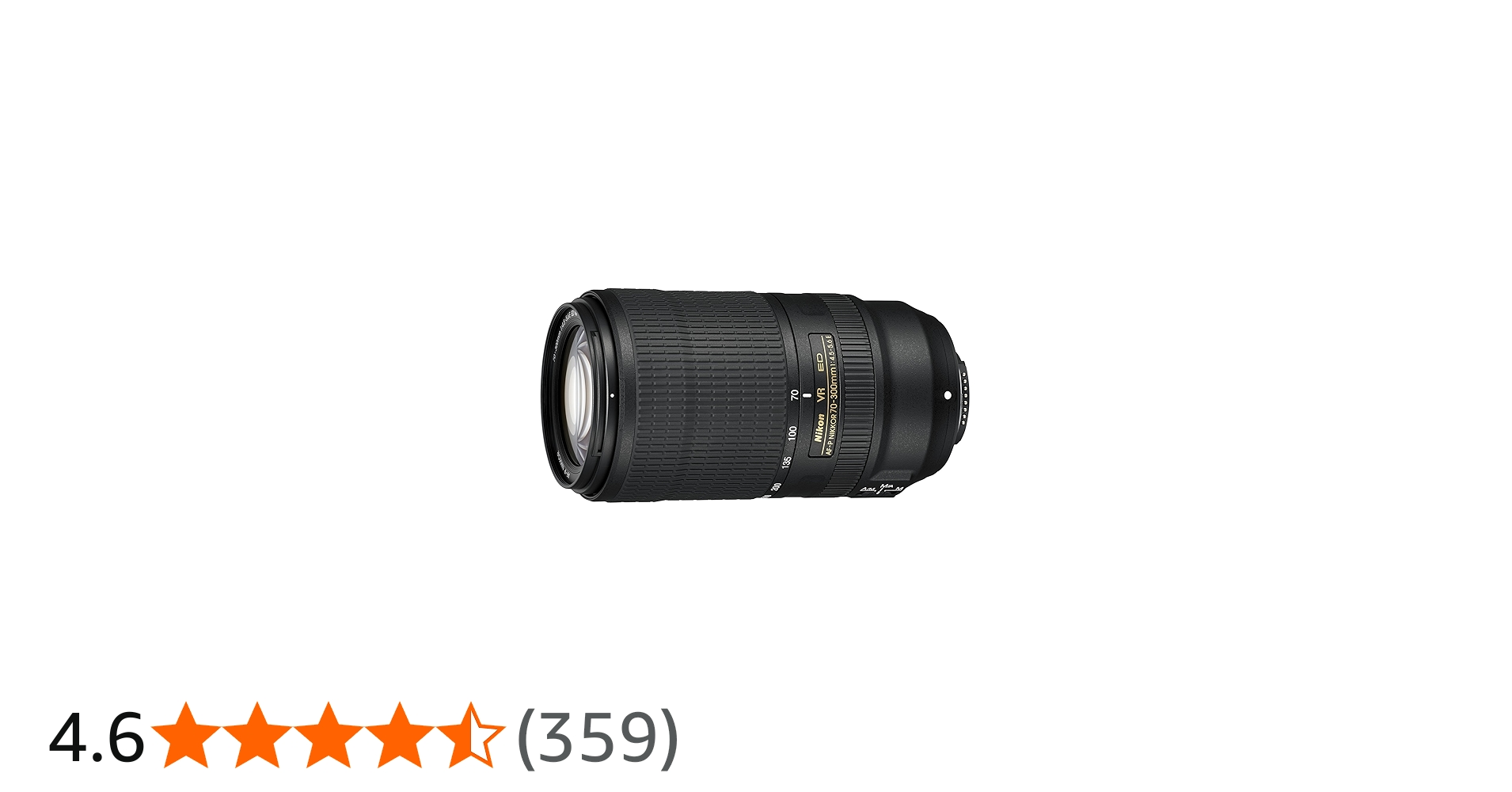 Amazon | Nikon AF-P NIKKOR 70-300mm f/4.5-5.6E ED VR 固定ズーム