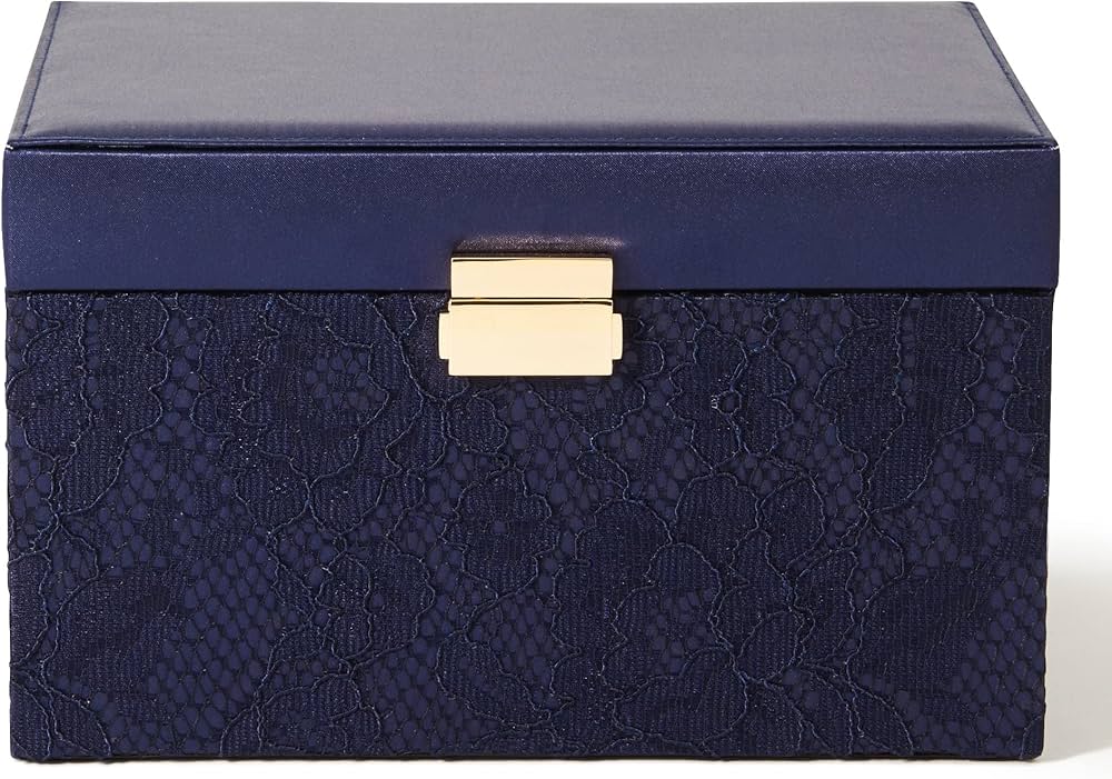Amazon｜Francfranc フランフラン レース ジュエリーボックス L